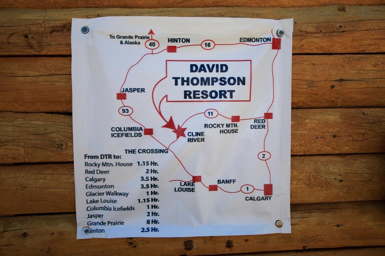 David Thompson Resort Cline River Eksteriør billede